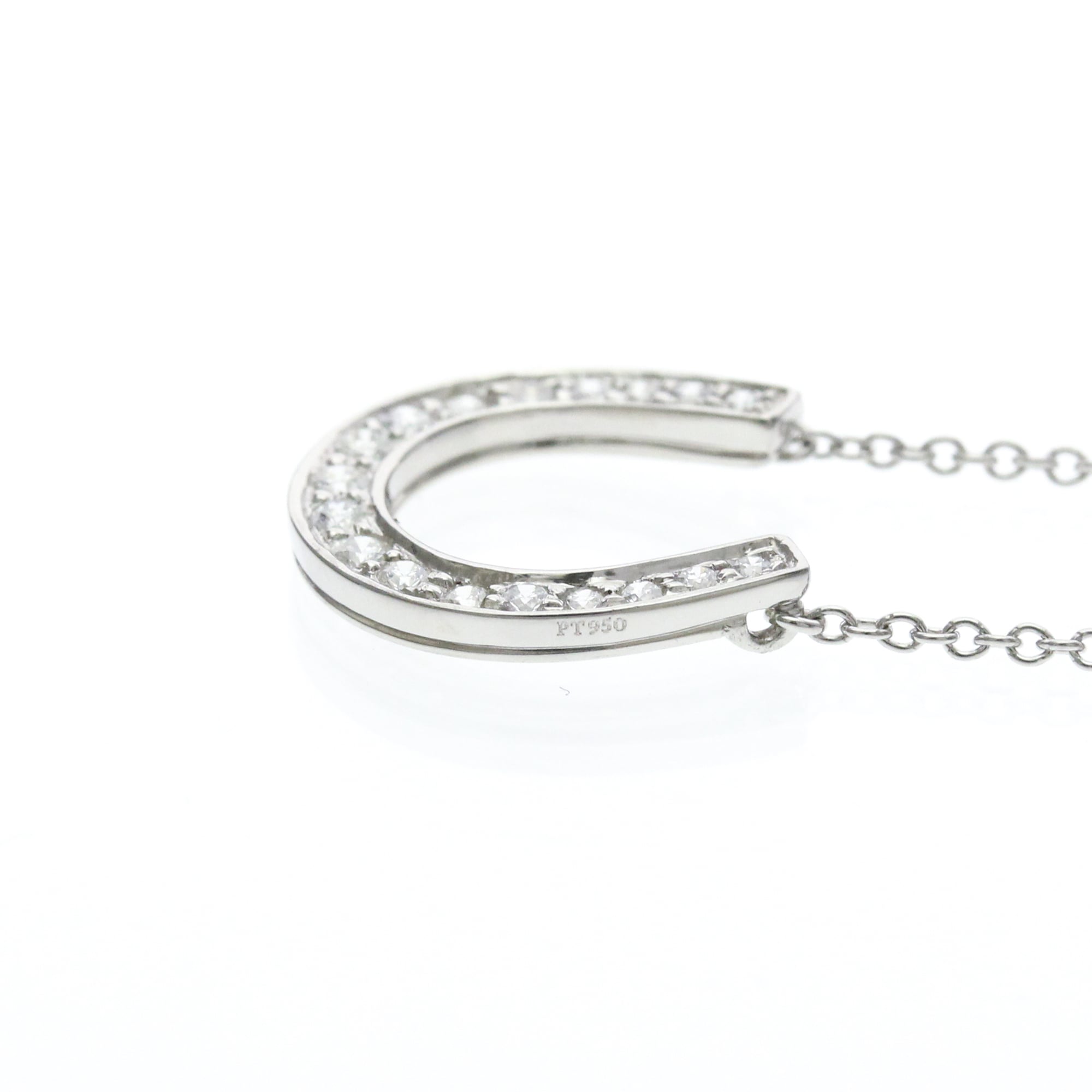 Tiffany Horseshoe · Platinum · Diamond