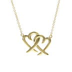 Tiffany Double Loving Heart · 18K Yellow Gold