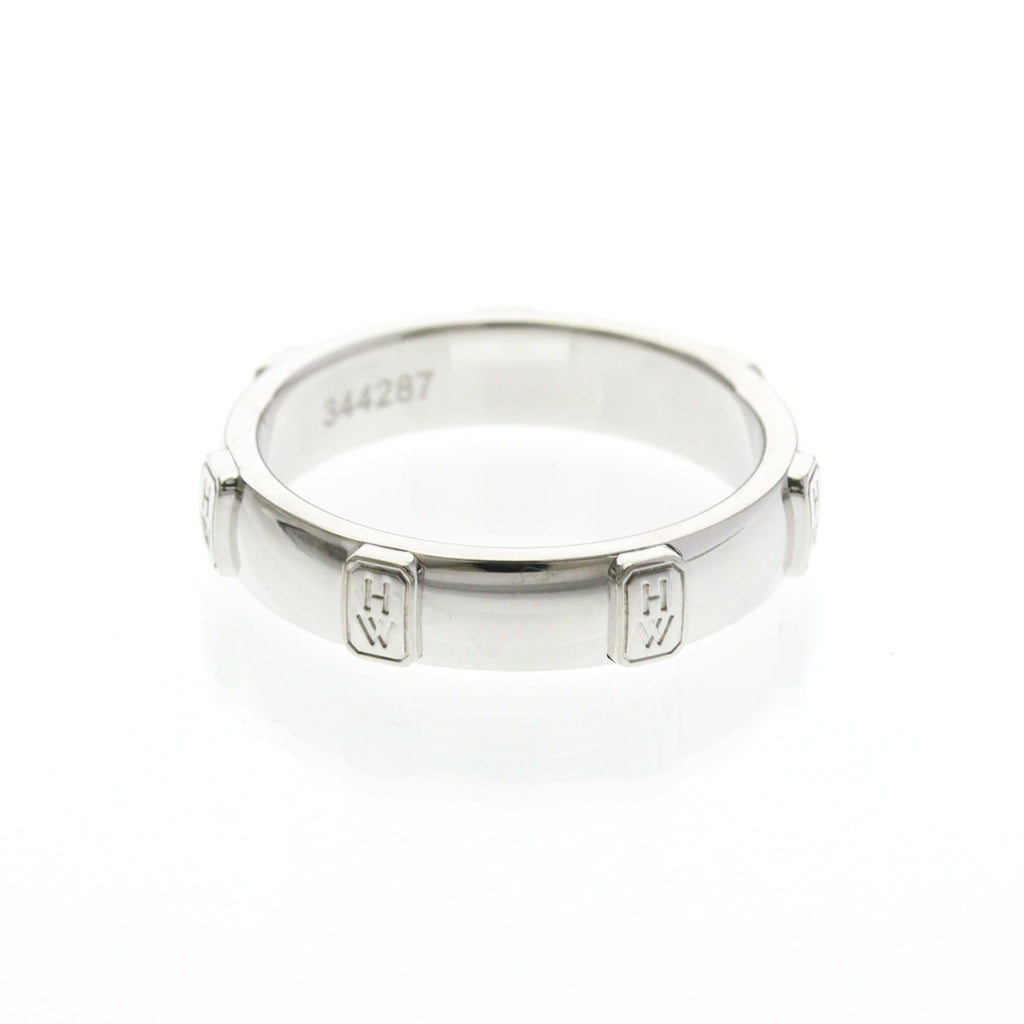Harry Winston HW Logo · Diamond · 18K White Gold