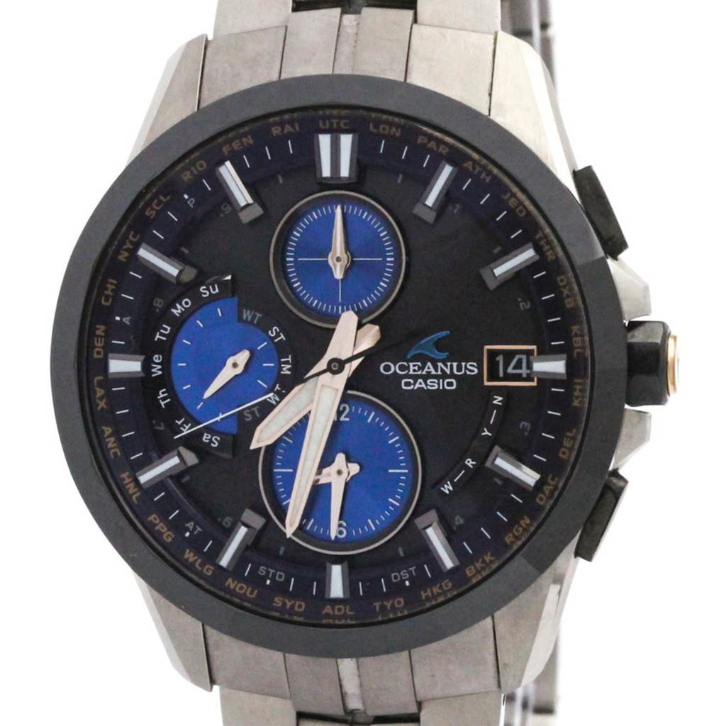 Casio Oceanus Manta · 10th Anniversary · Titanium