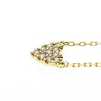 AHKAH Heart Pavé · 18K Yellow Gold · Diamond