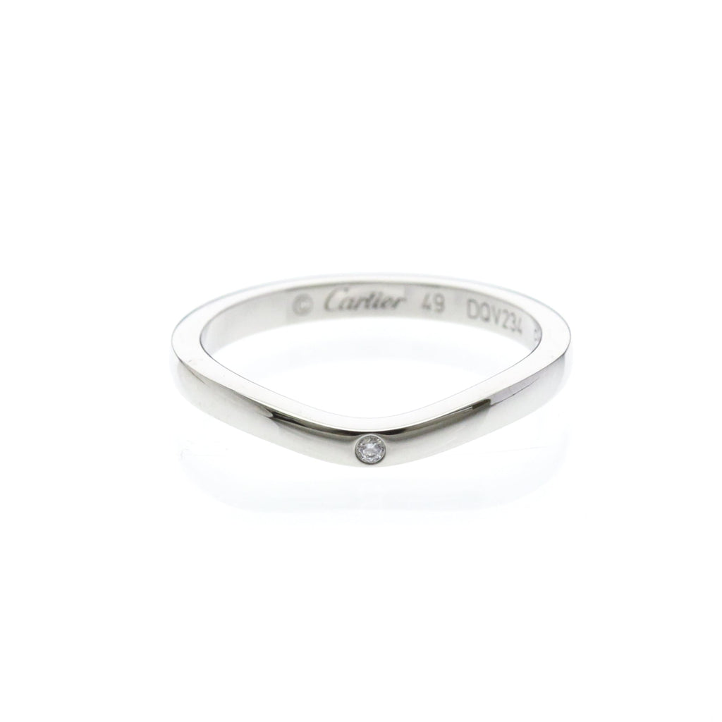 Cartier Ballerina · Platinum · Three Diamonds