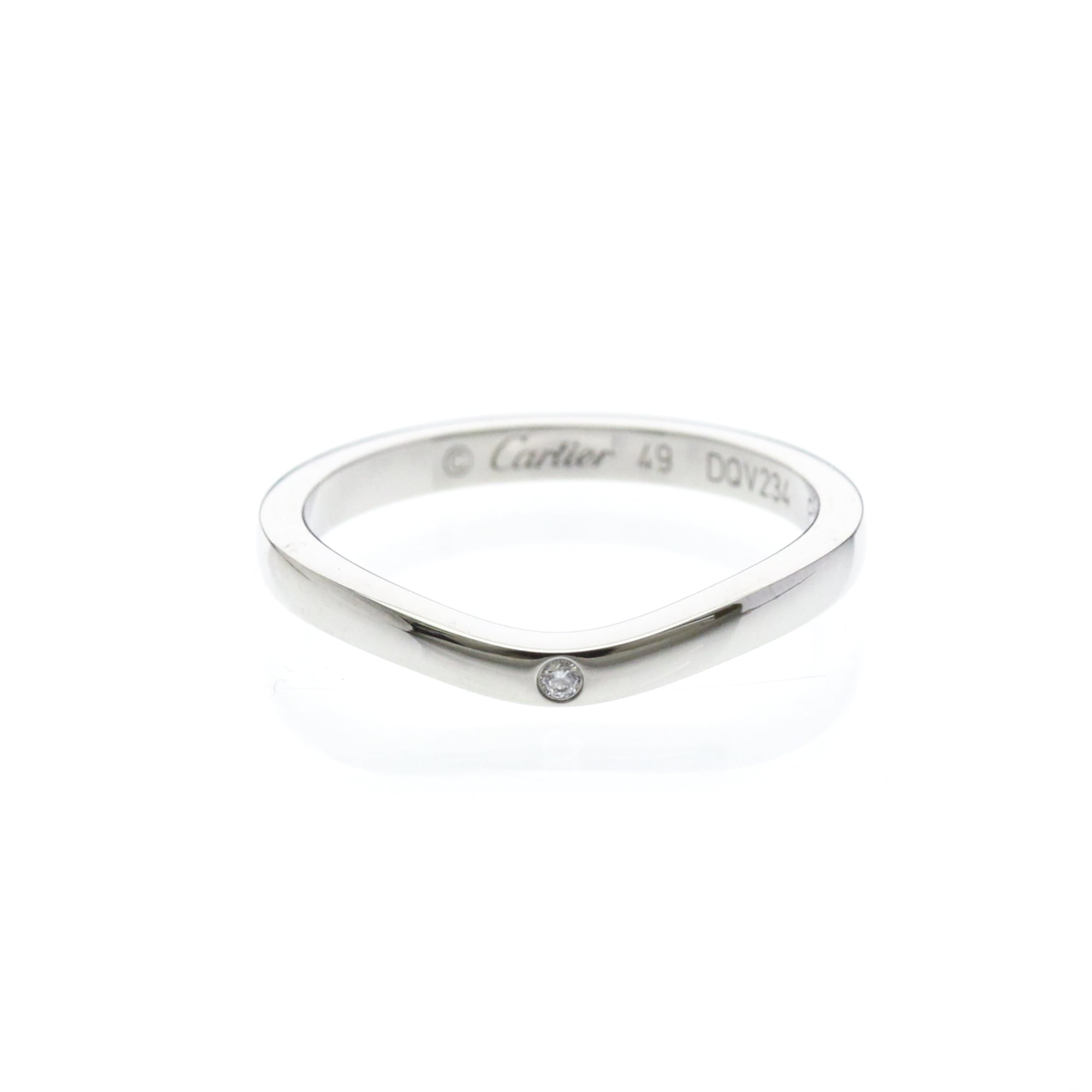 Cartier Ballerina · Platinum · Three Diamonds