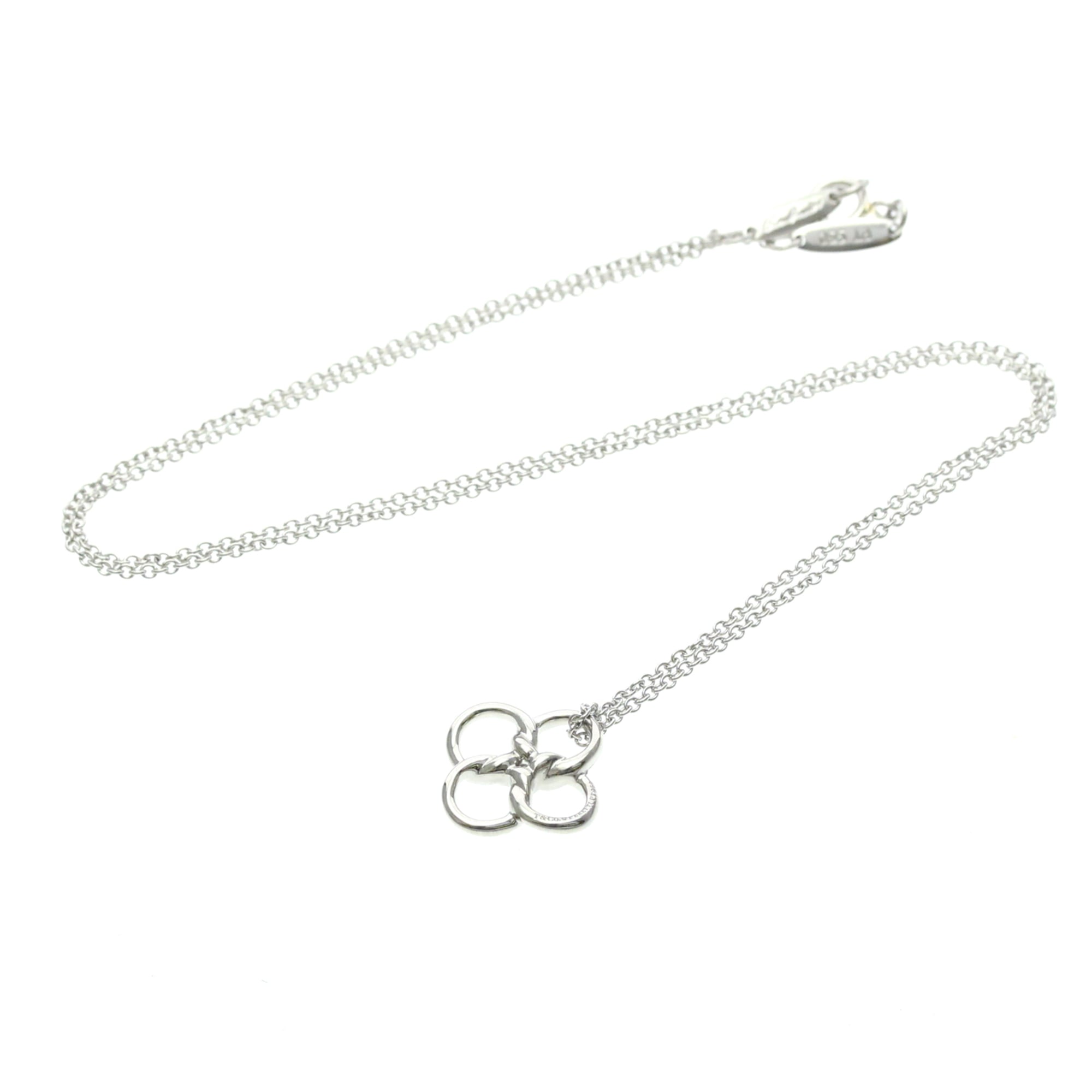 Tiffany Quadrofolio · Platinum Pendant