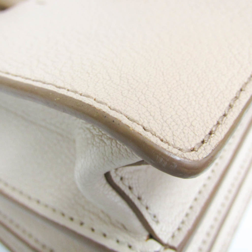 Miu Miu Madras · Leather Shoulder Bag