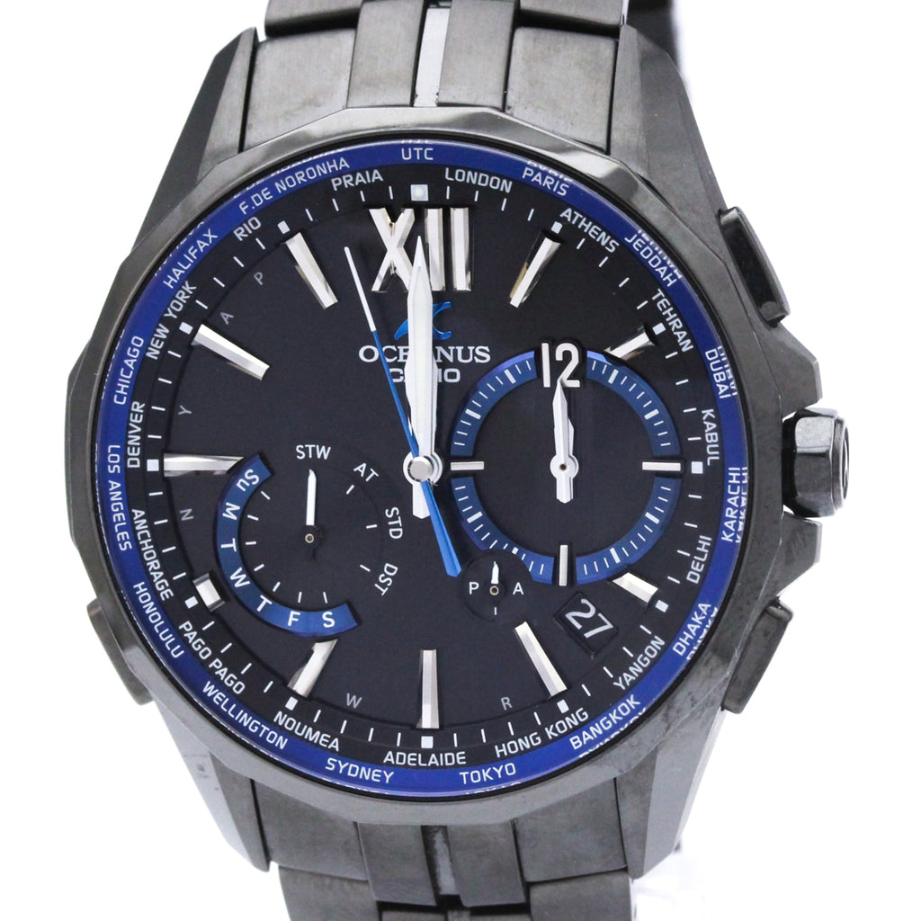 Casio Oceanus Manta · Titanium · Solar