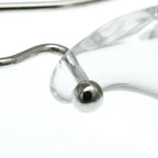 Tiffany Teardrop · Crystal · 18K White Gold