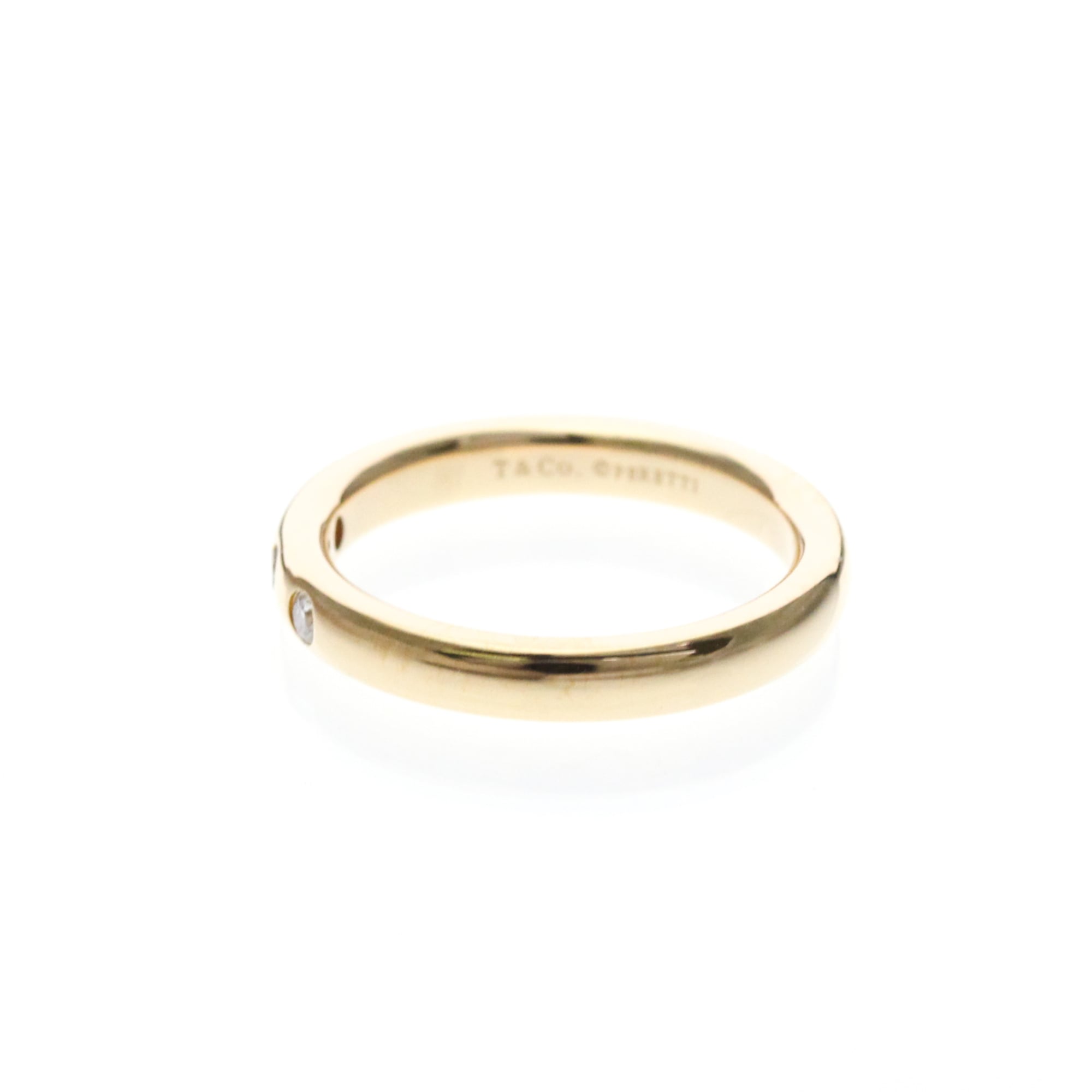 Tiffany Stacking Band · 18K Rose Gold · Diamond