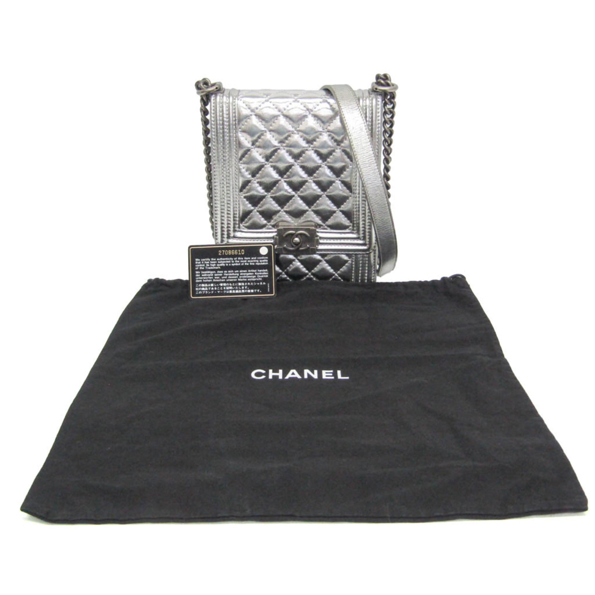 Chanel Boy · Metallic Calfskin