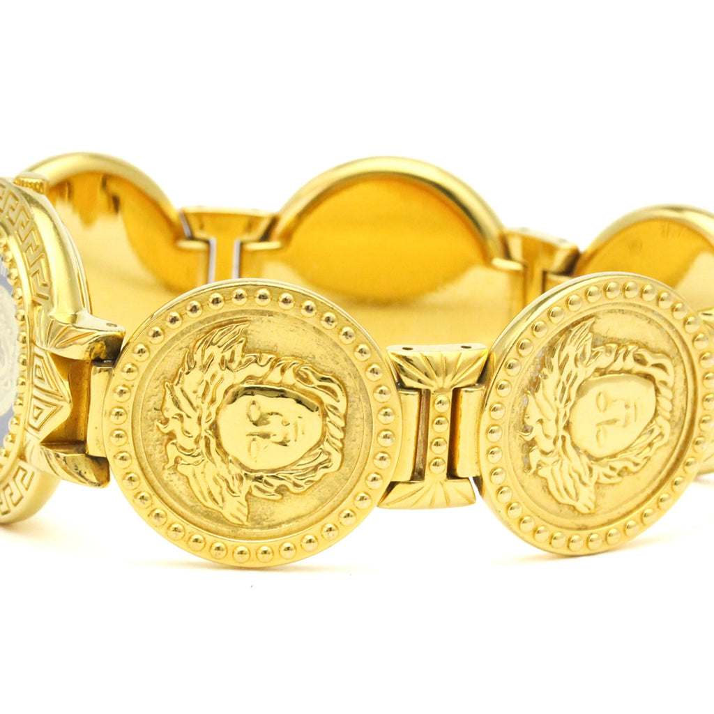 Versace Medusa Coin · Gold Plated