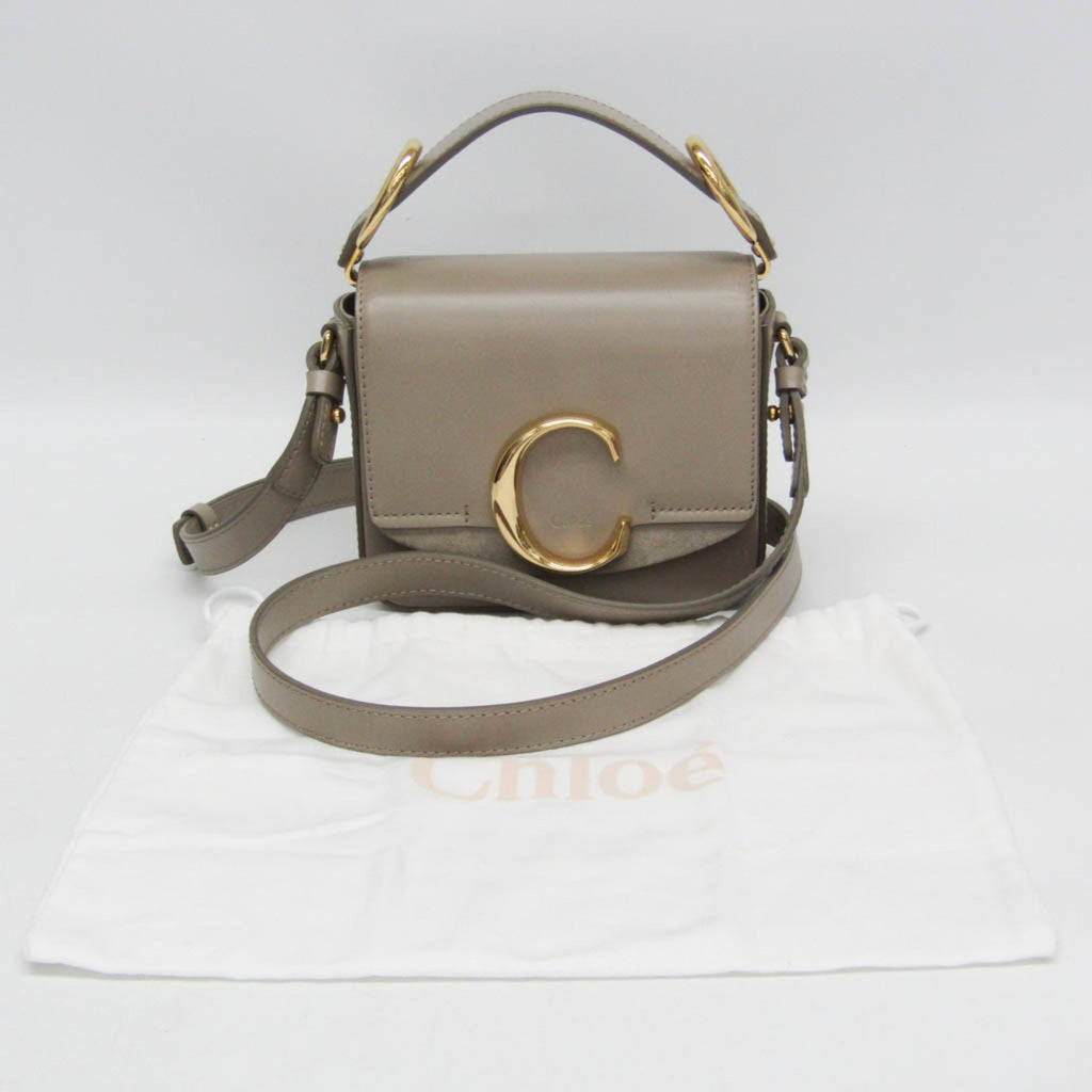 Chloé C Mini · Suede & Leather