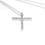 Star Jewelry Diamond Cross · 18K White Gold