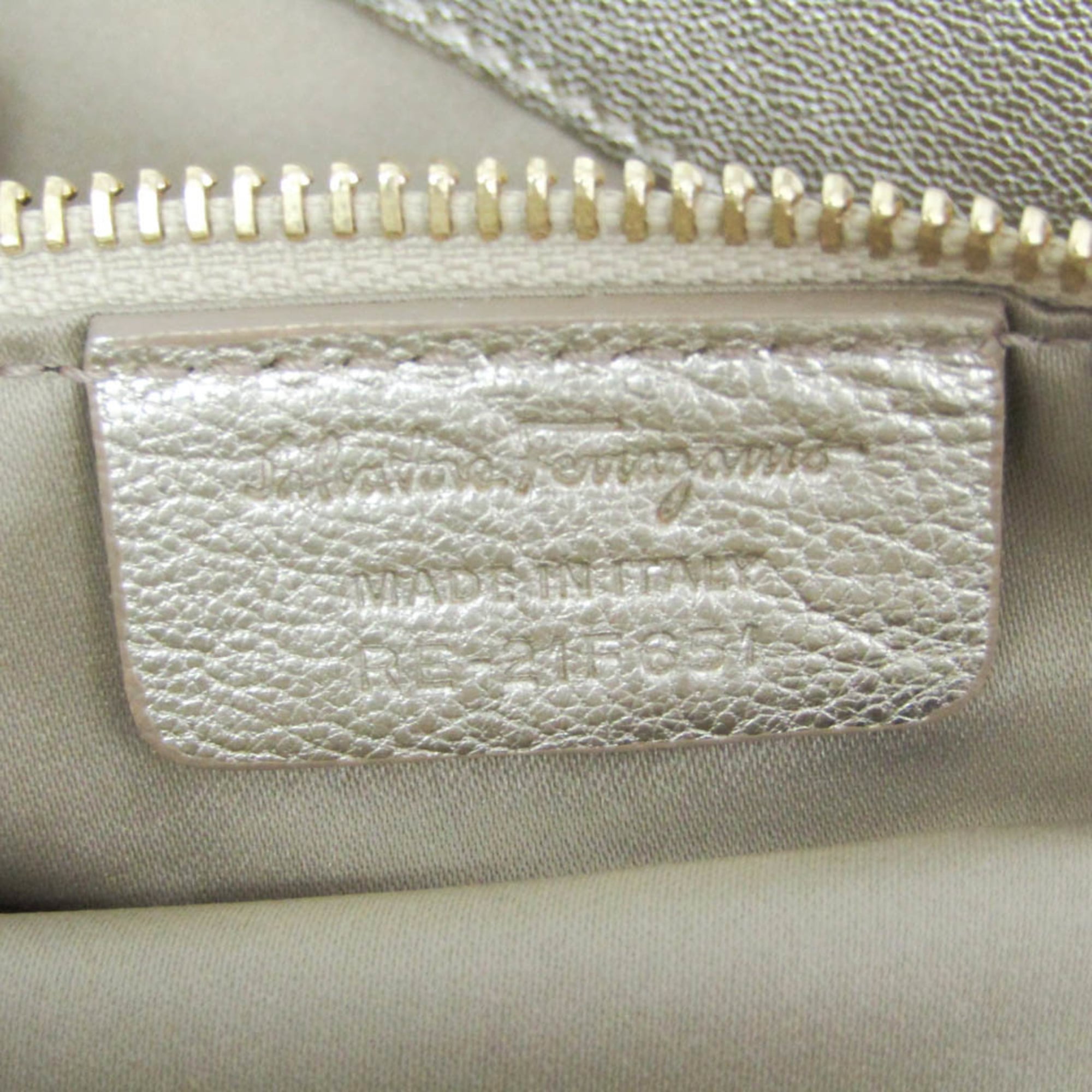 Salvatore Ferragamo Gancini · Leather Tote