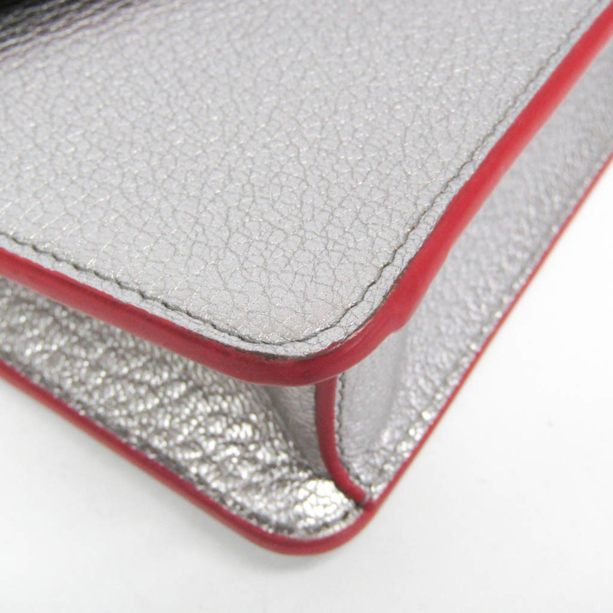 Miu Miu Madras Love · Leather Clutch
