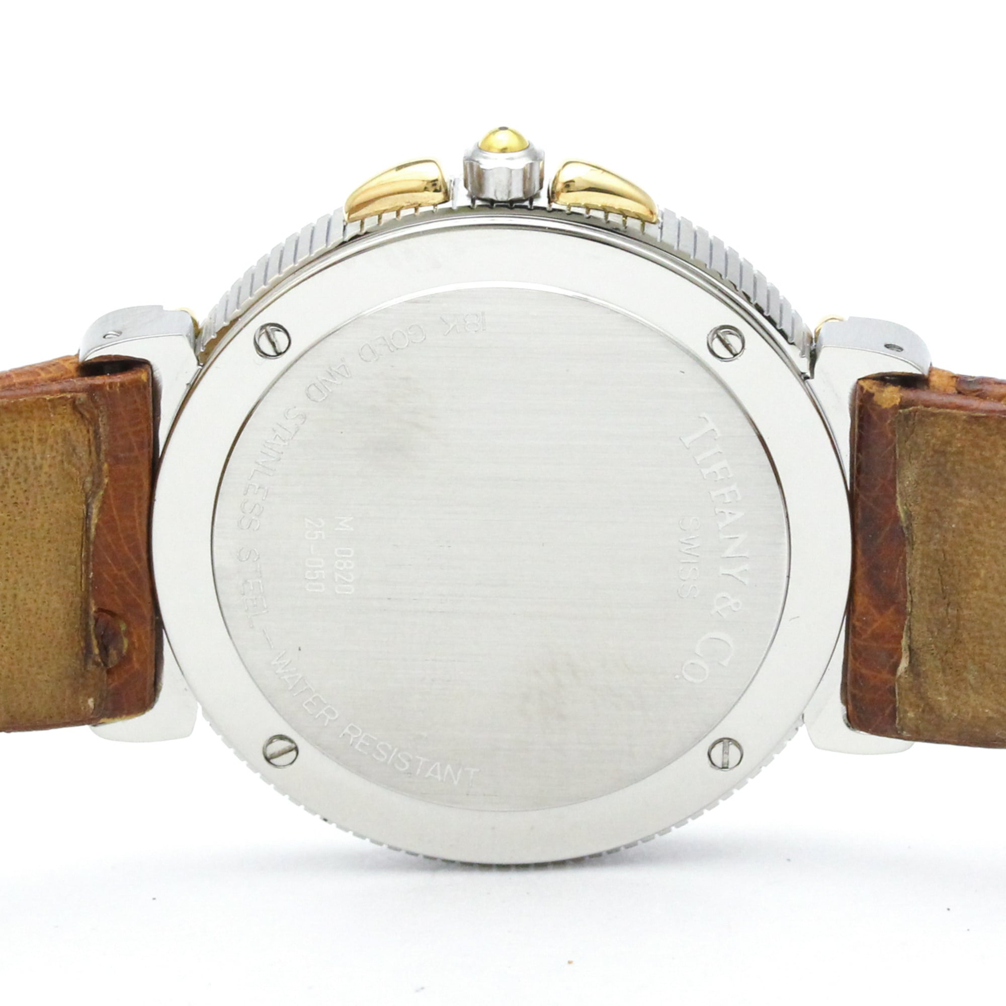 Tiffany Intaglio · 18K Gold & Steel · Quartz