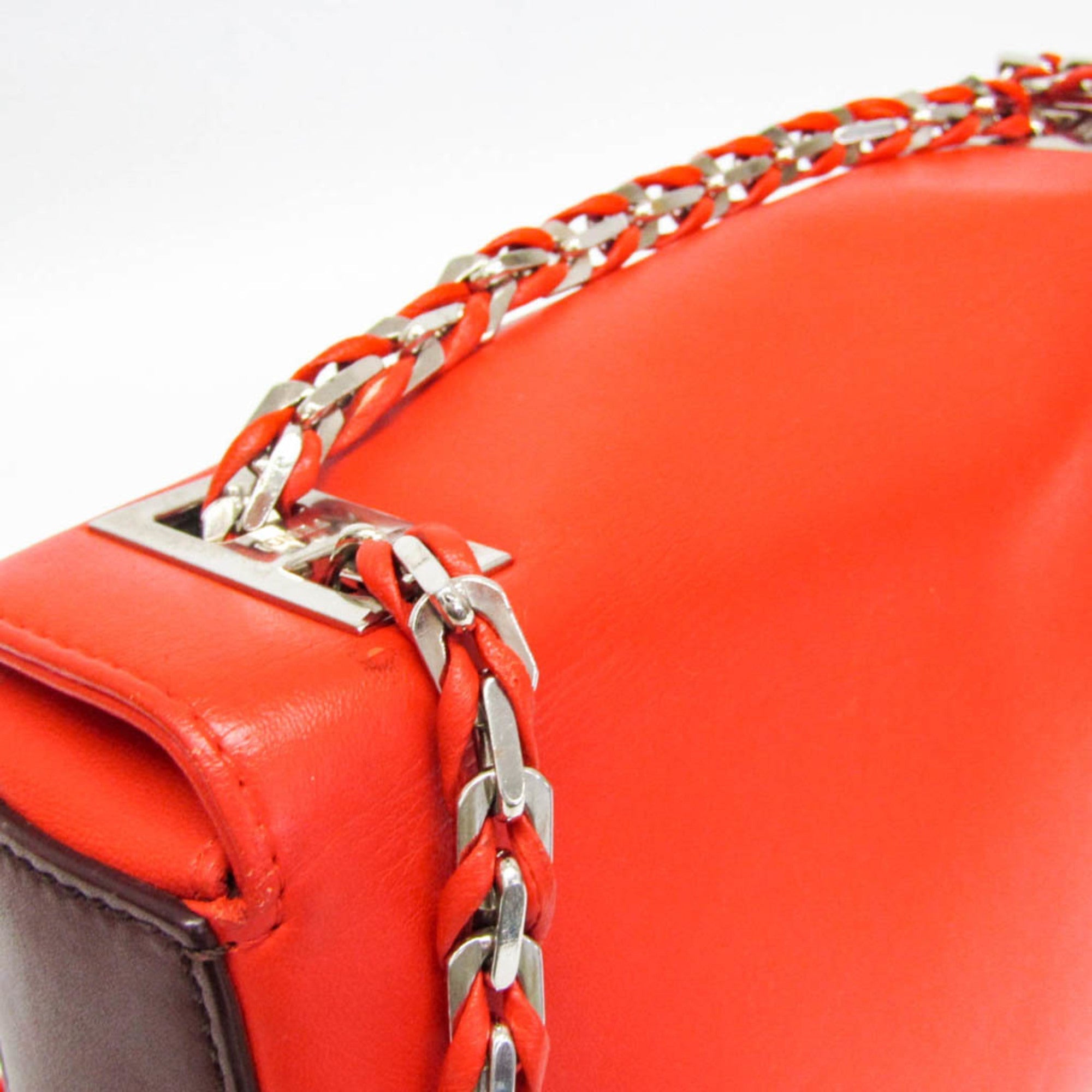 Fendi · Leather Shoulder Bag · Gold Hardware