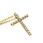 Star Jewelry Cross · 18K Yellow Gold · Diamond