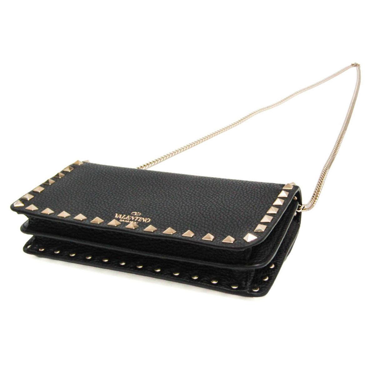 Valentino Garavani Rockstud Chain Wallet