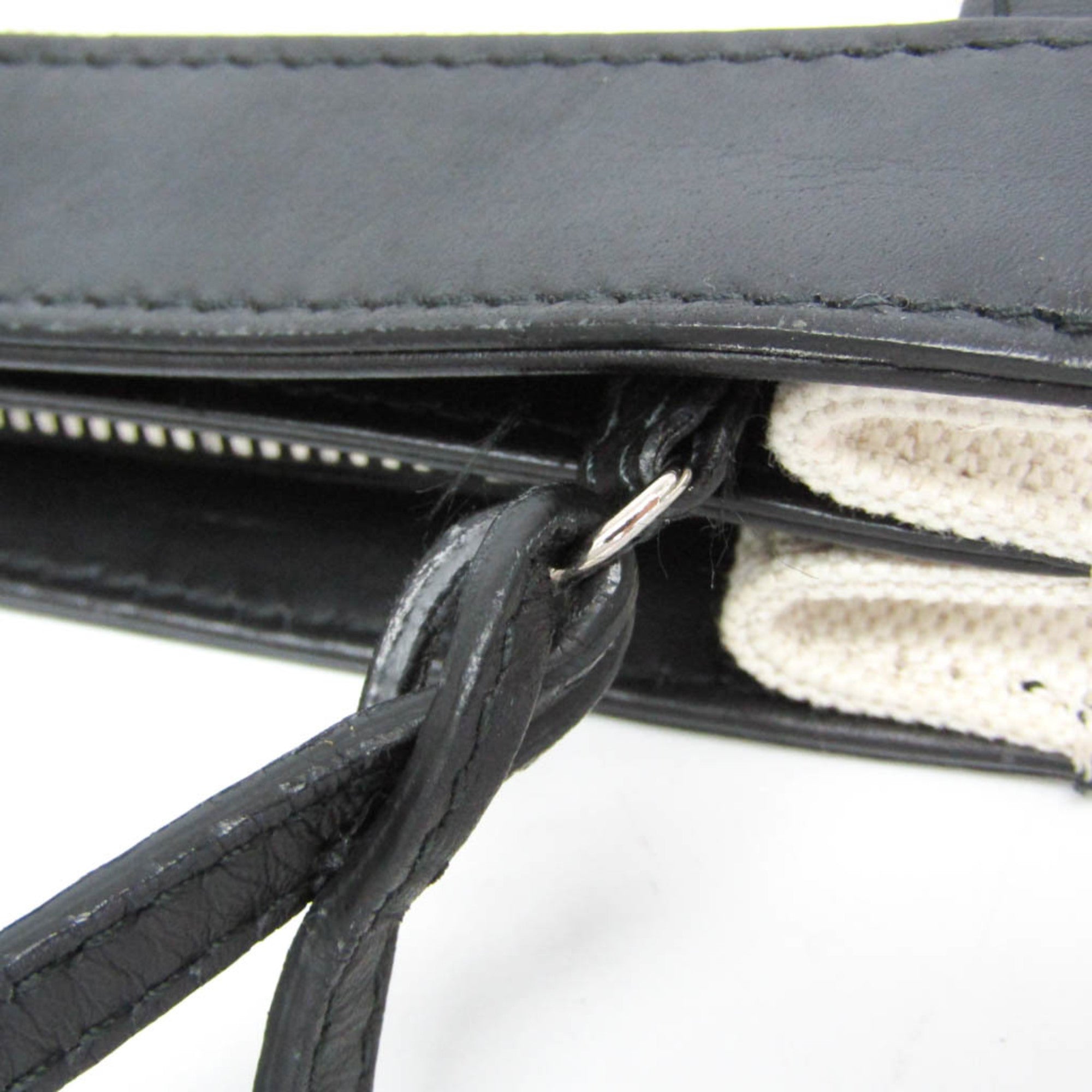 Balenciaga Navy Pochette · Canvas & Leather