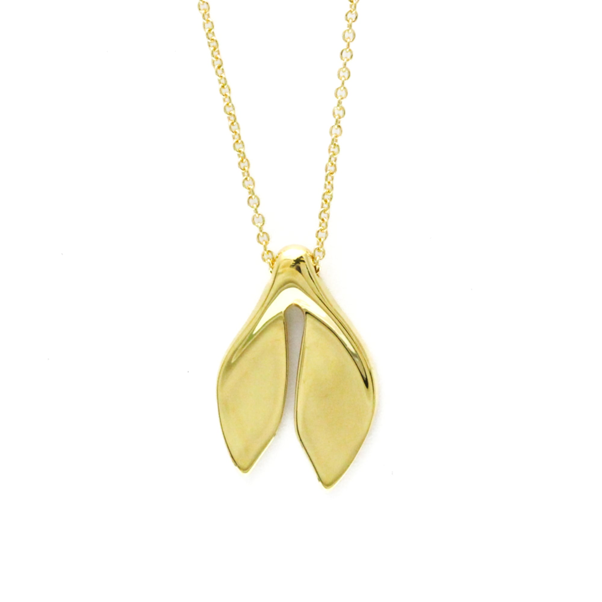 Tiffany Leaf Fin · 18K Yellow Gold