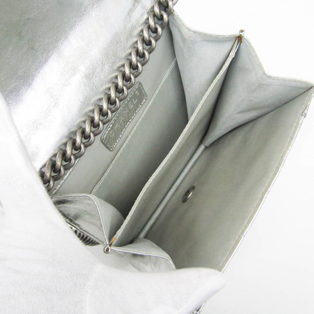Chanel Boy · Metallic Calfskin