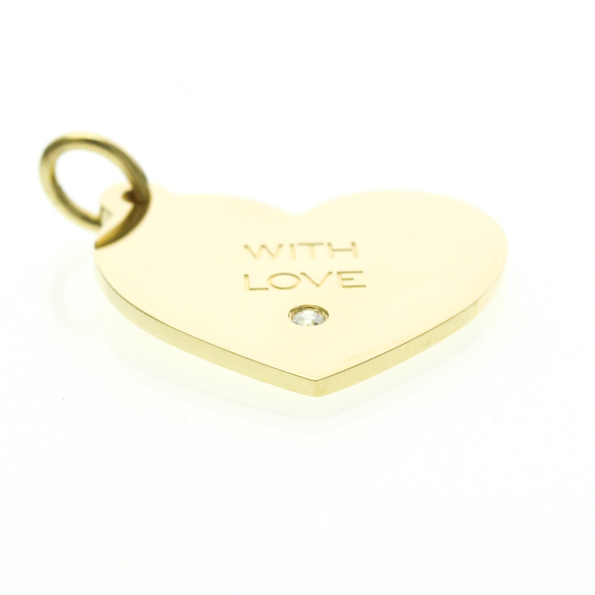 Tiffany Heart · Diamond · 18K Yellow Gold
