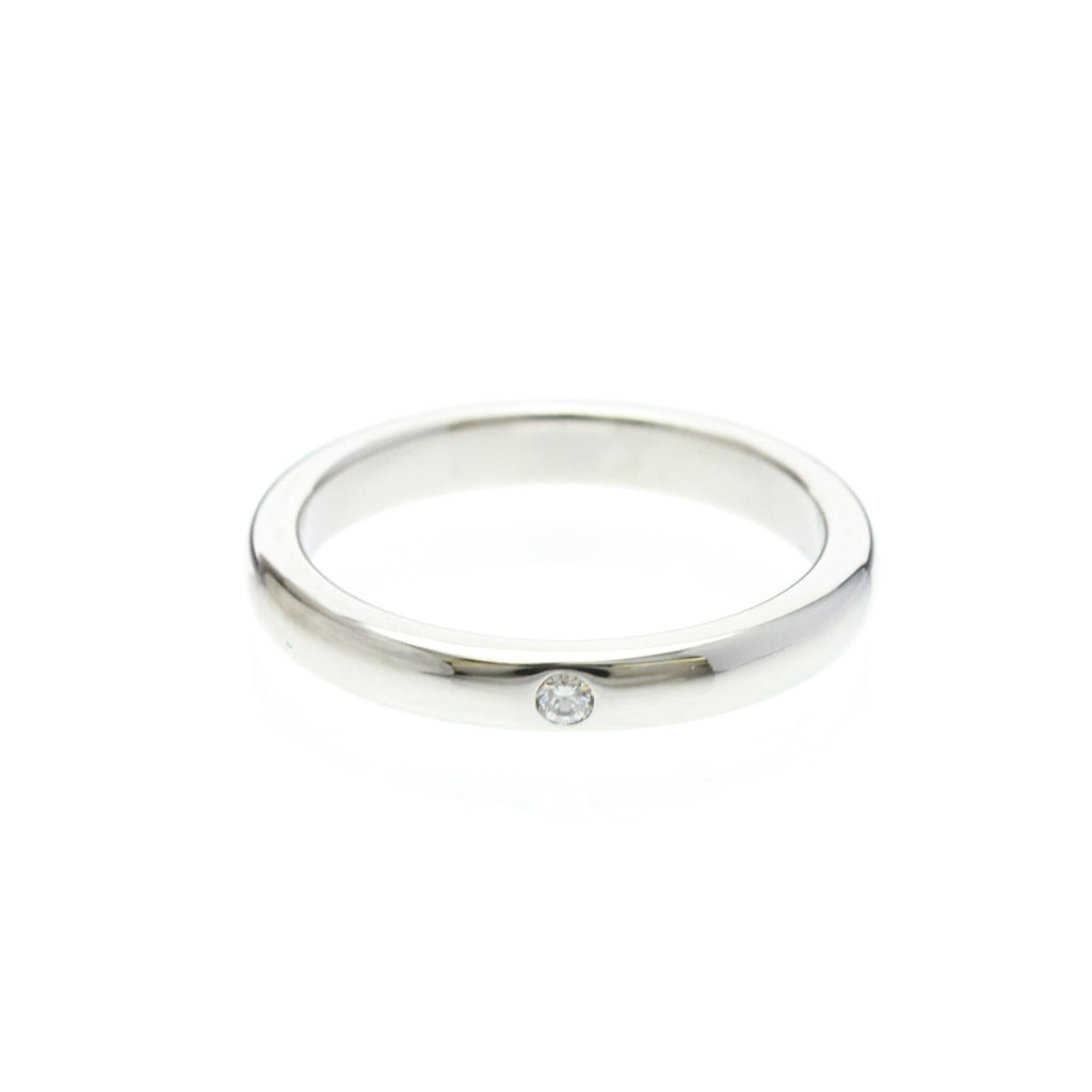 Tiffany Stacking Band · Platinum · Diamond