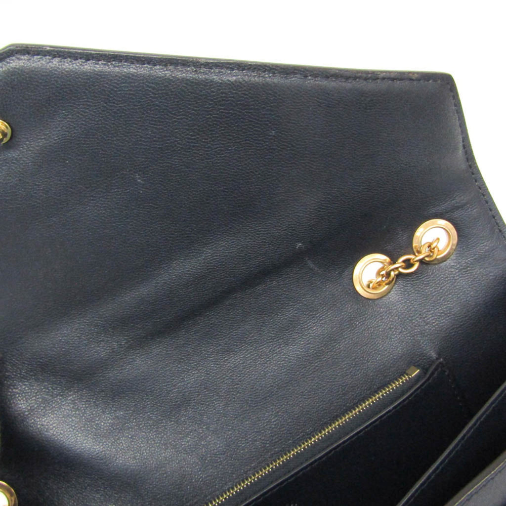 Celine Chain Flap · Tricolor Leather