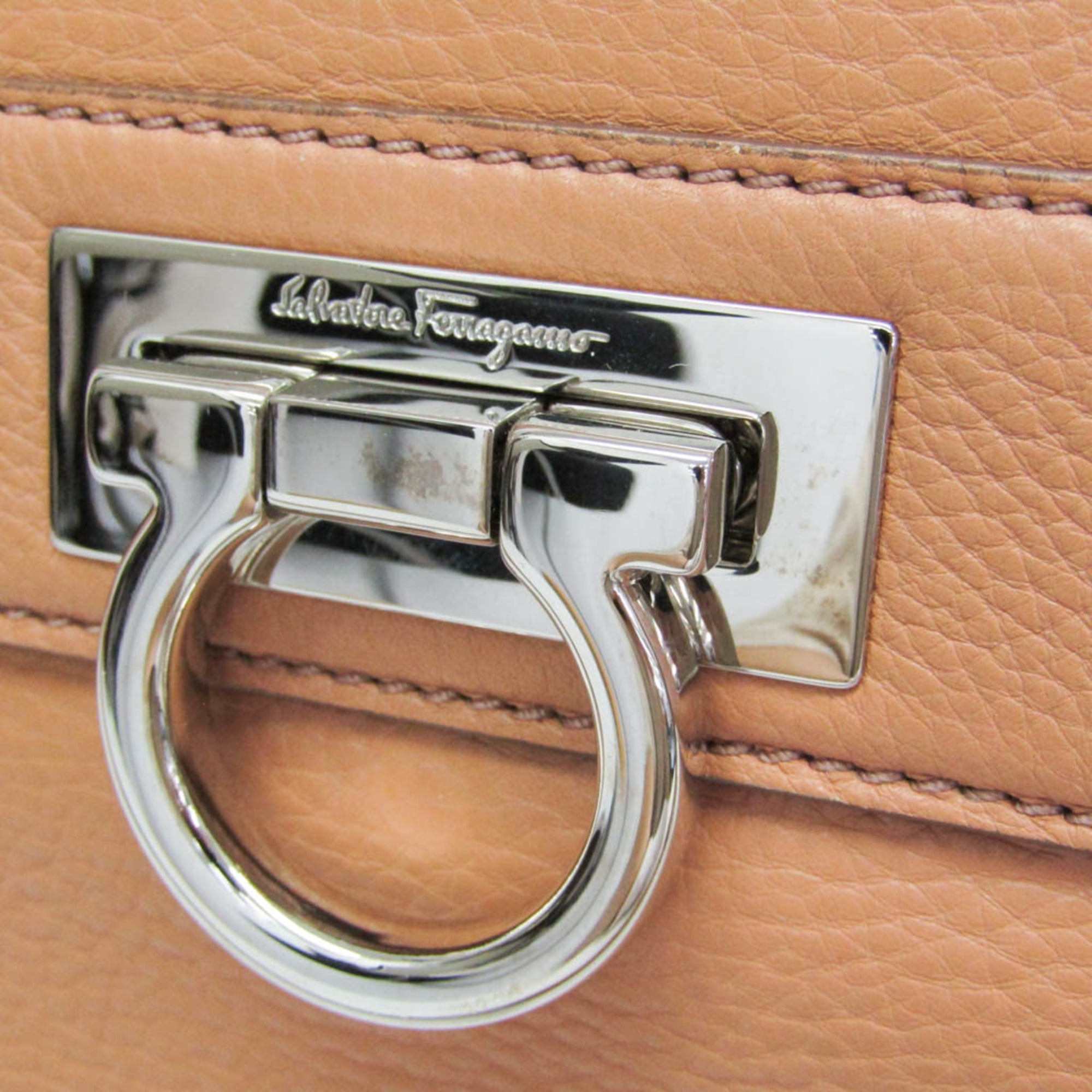 Salvatore Ferragamo Gancini Sophia · Leather
