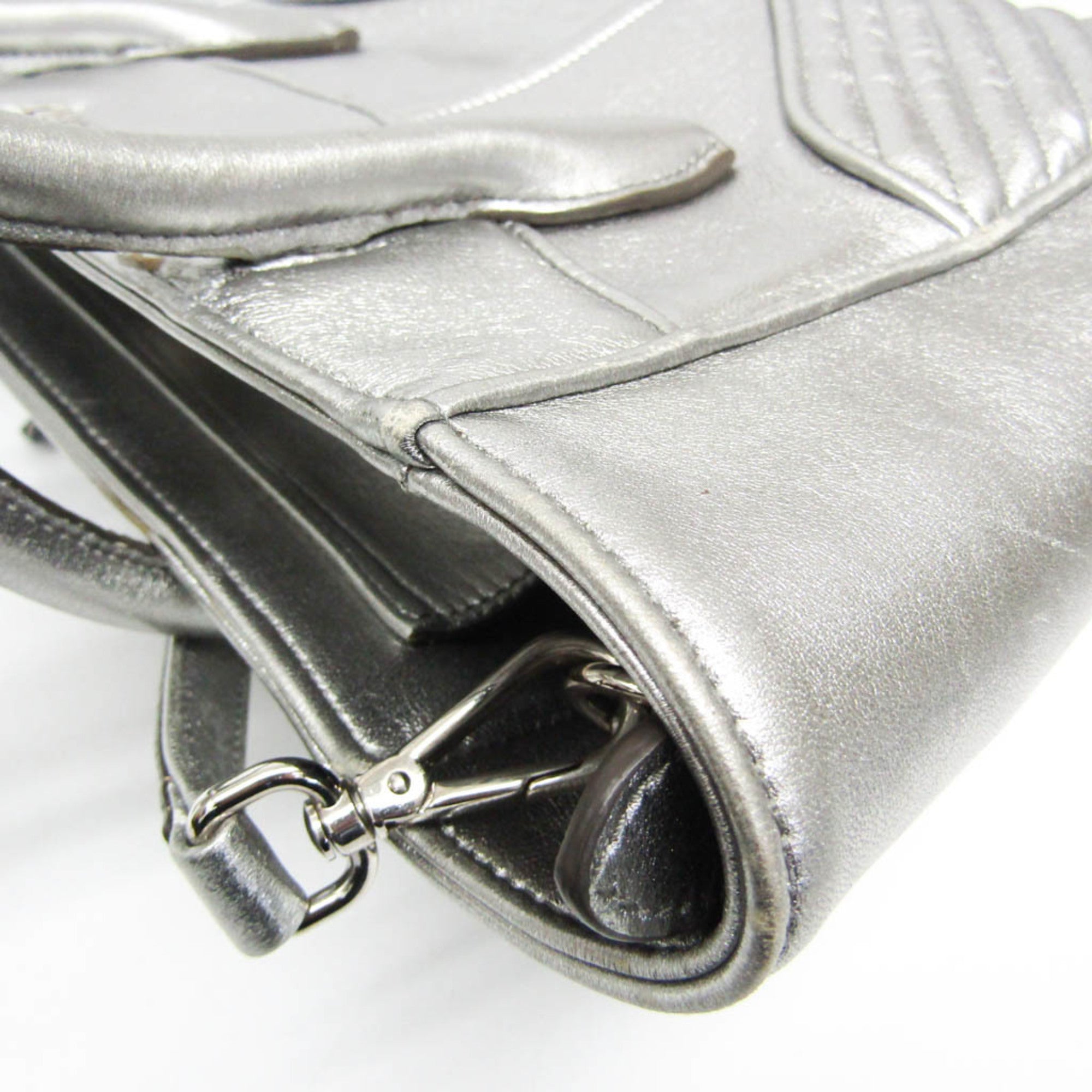 Miu Miu Nappa Biker · Metallic Leather