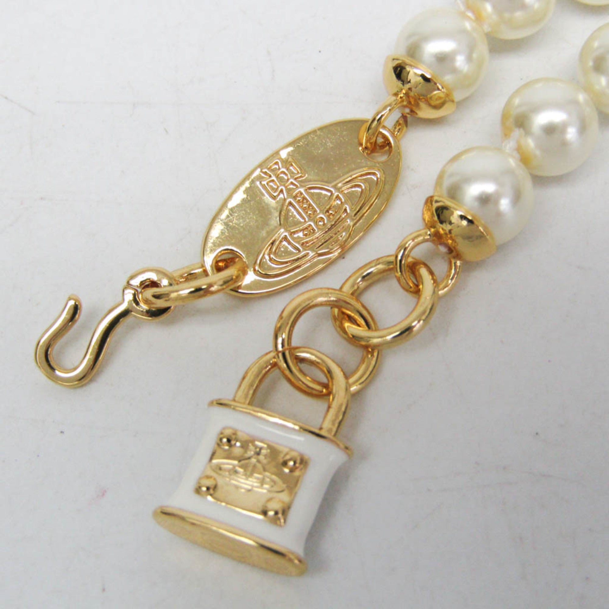 Vivienne Westwood · Pearl Padlock Necklace