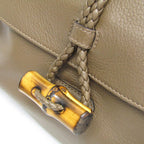 Gucci Bamboo · Leather Shoulder Bag