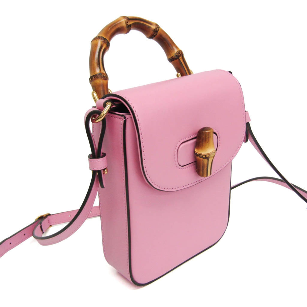 Gucci Bamboo · Leather Backpack