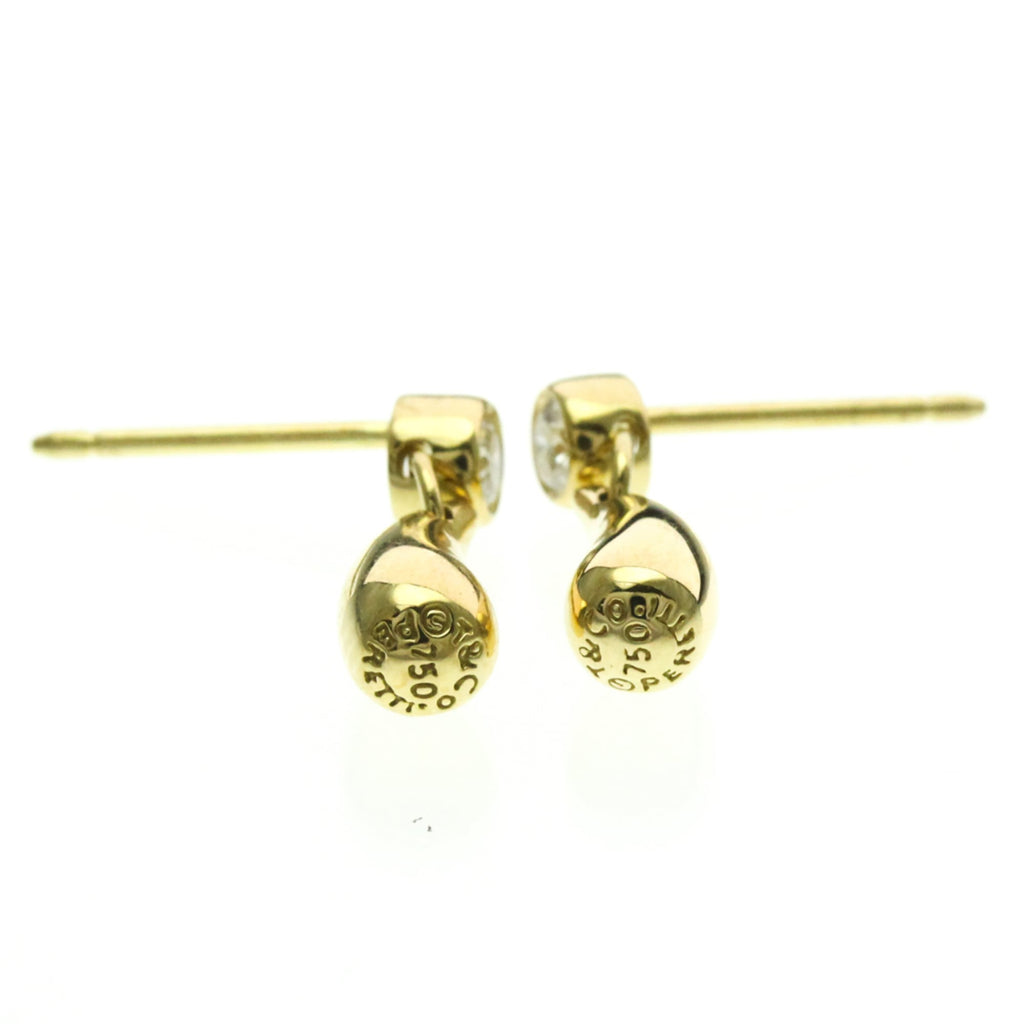 Tiffany Teardrop · 18K Yellow Gold · Diamond