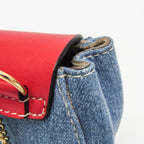 Chloé Drew Mini · Denim Crossbody