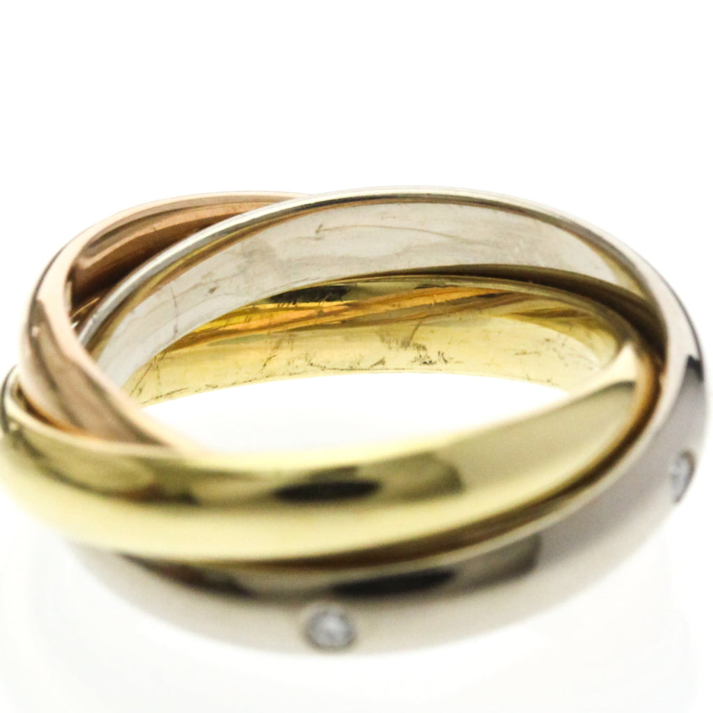 Cartier Trinity · Tri-Gold · Diamond