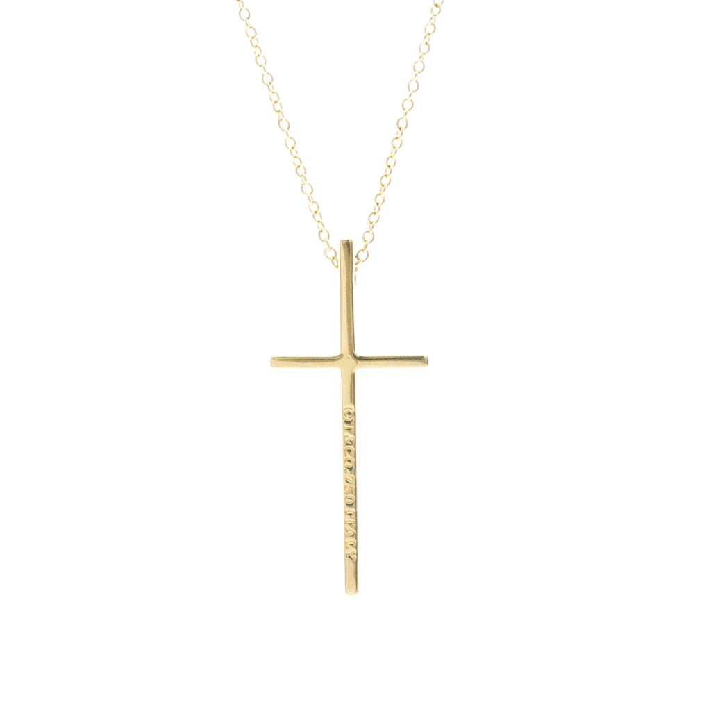 Tiffany Metro Cross · 18K Yellow Gold