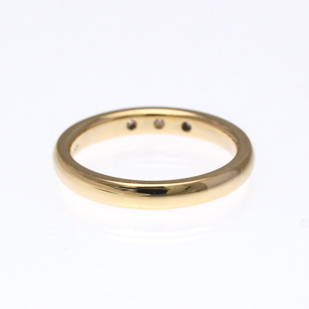 Tiffany Stacking Band · 3 Diamond · Rose Gold