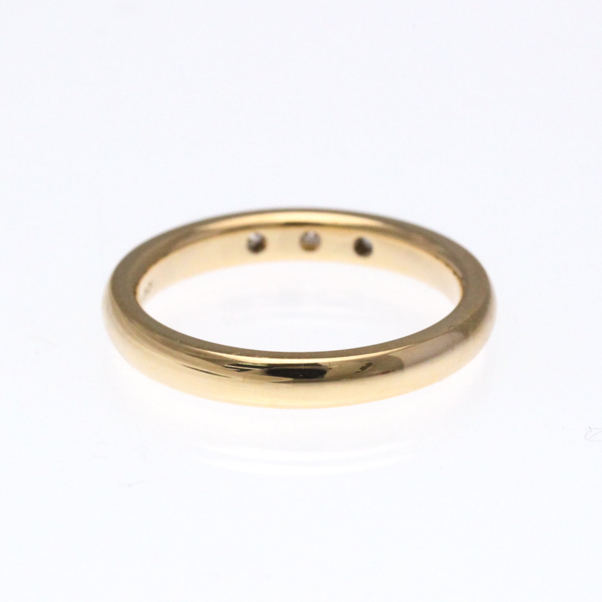 Tiffany Stacking Band · 3 Diamond · Rose Gold