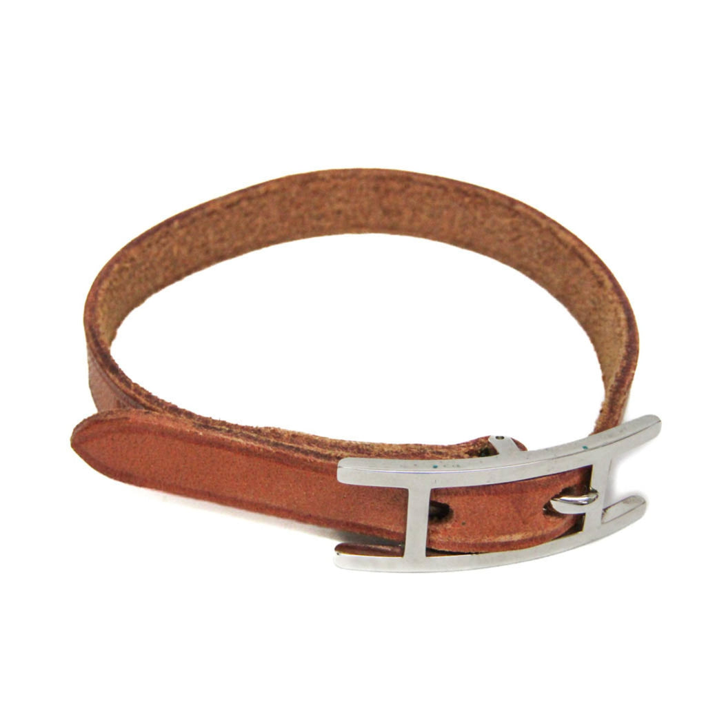 Hermès Api · Leather & Metal Bangle
