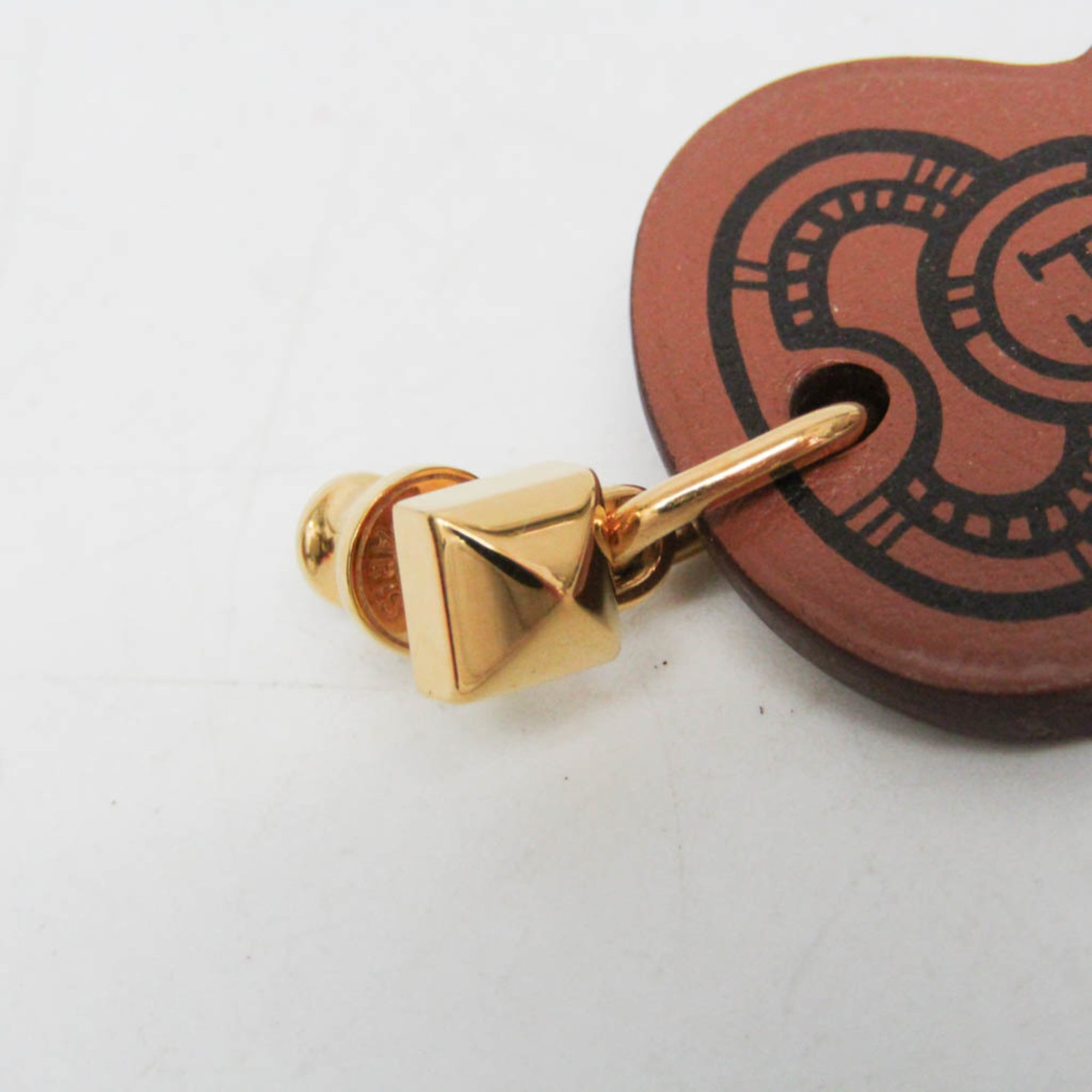 Hermès H Curiosité · Leather Drop Earrings