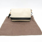 Bottega Veneta · Canvas Leather Crossbody