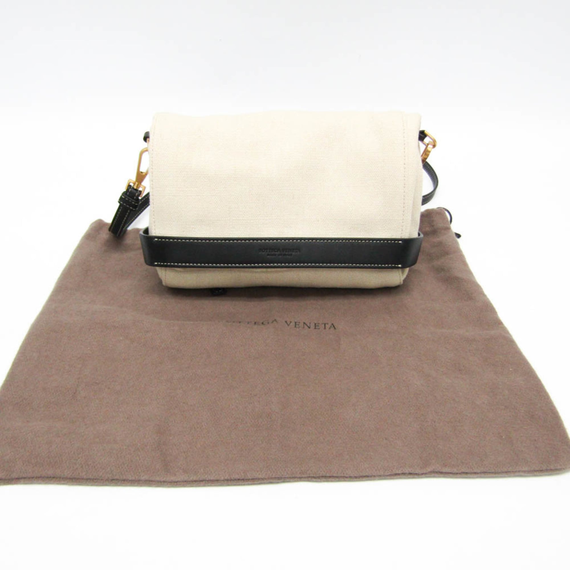 Bottega Veneta · Canvas Leather Crossbody