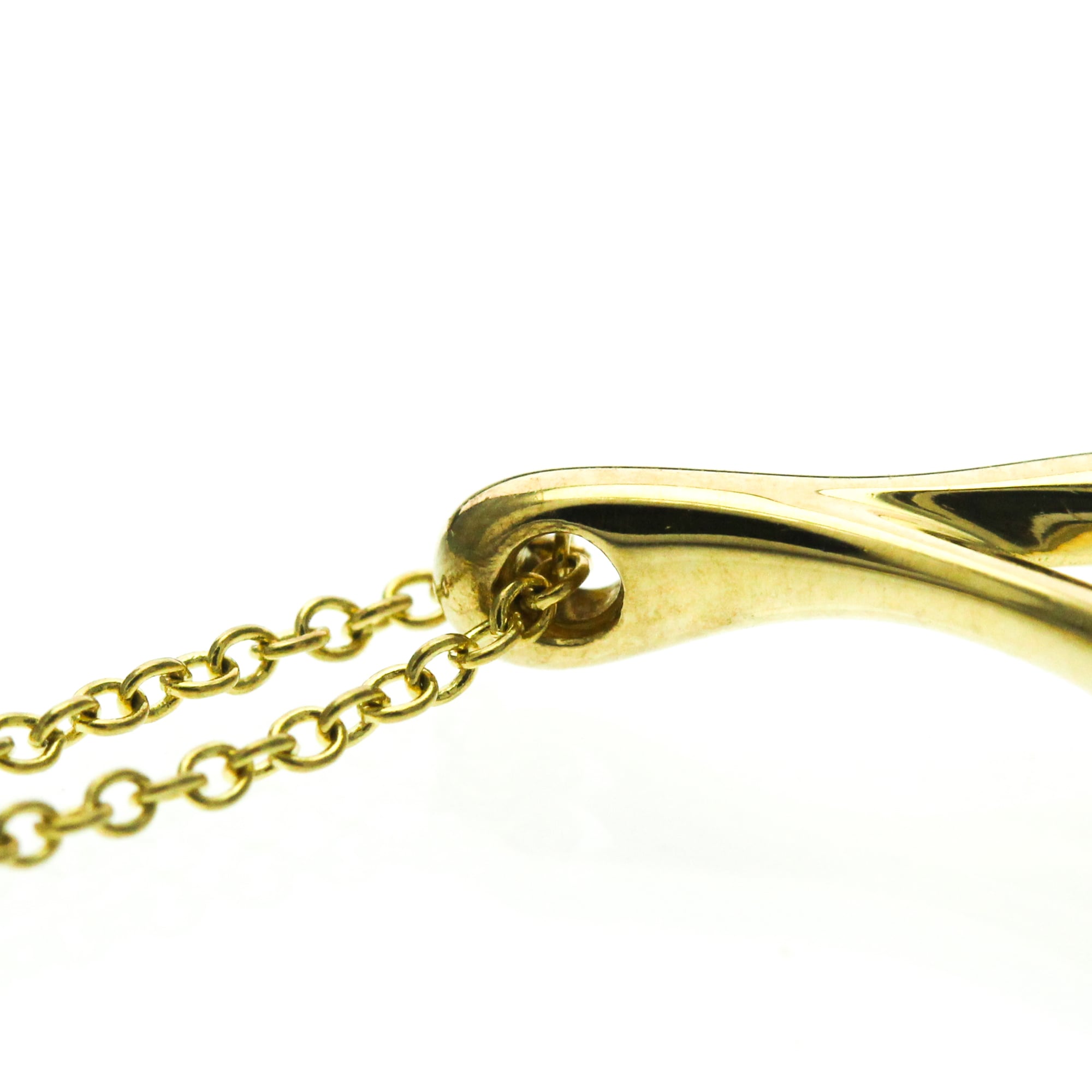 Tiffany Open Teardrop · 18K Yellow Gold