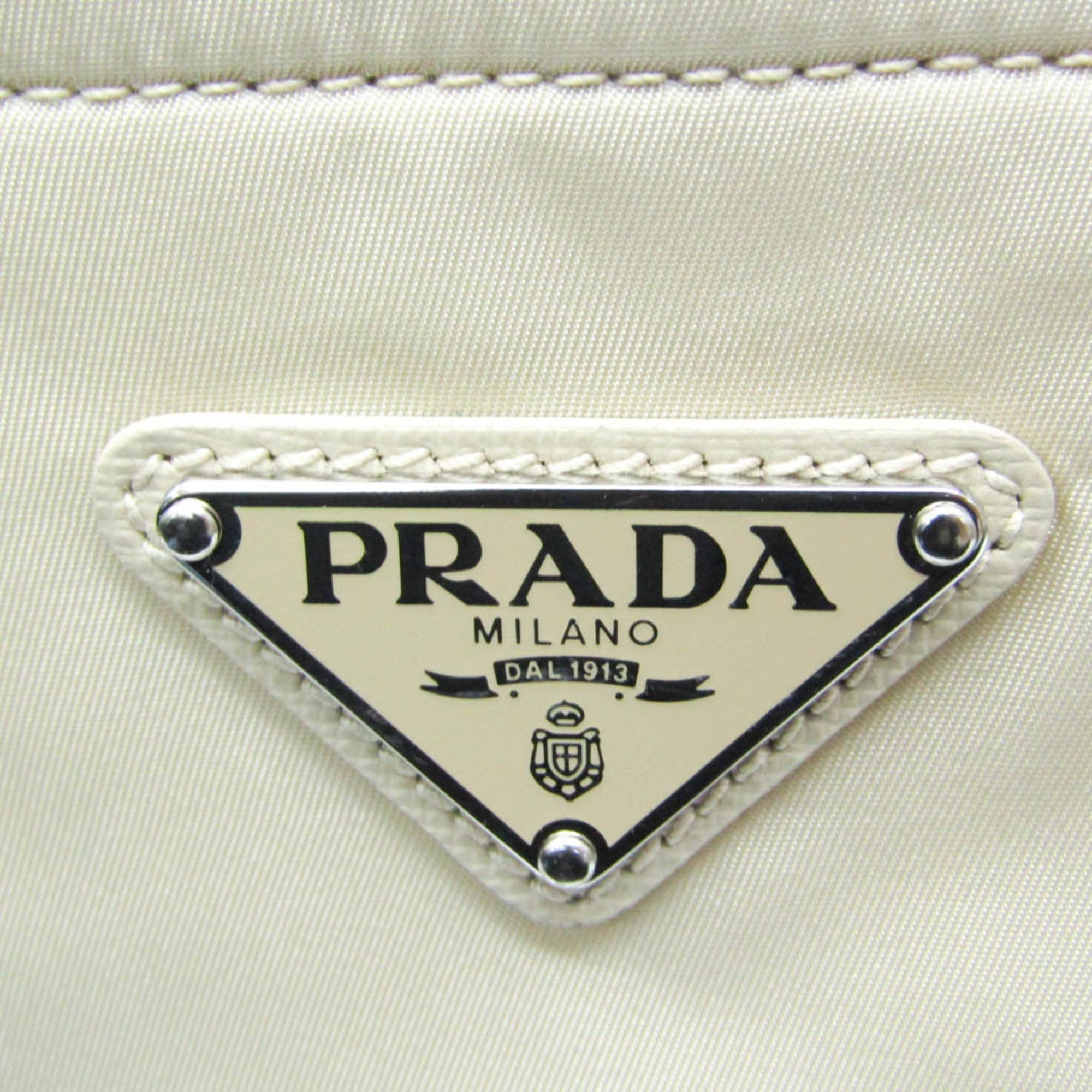 Prada Re-Nylon · Leather Trim Tote