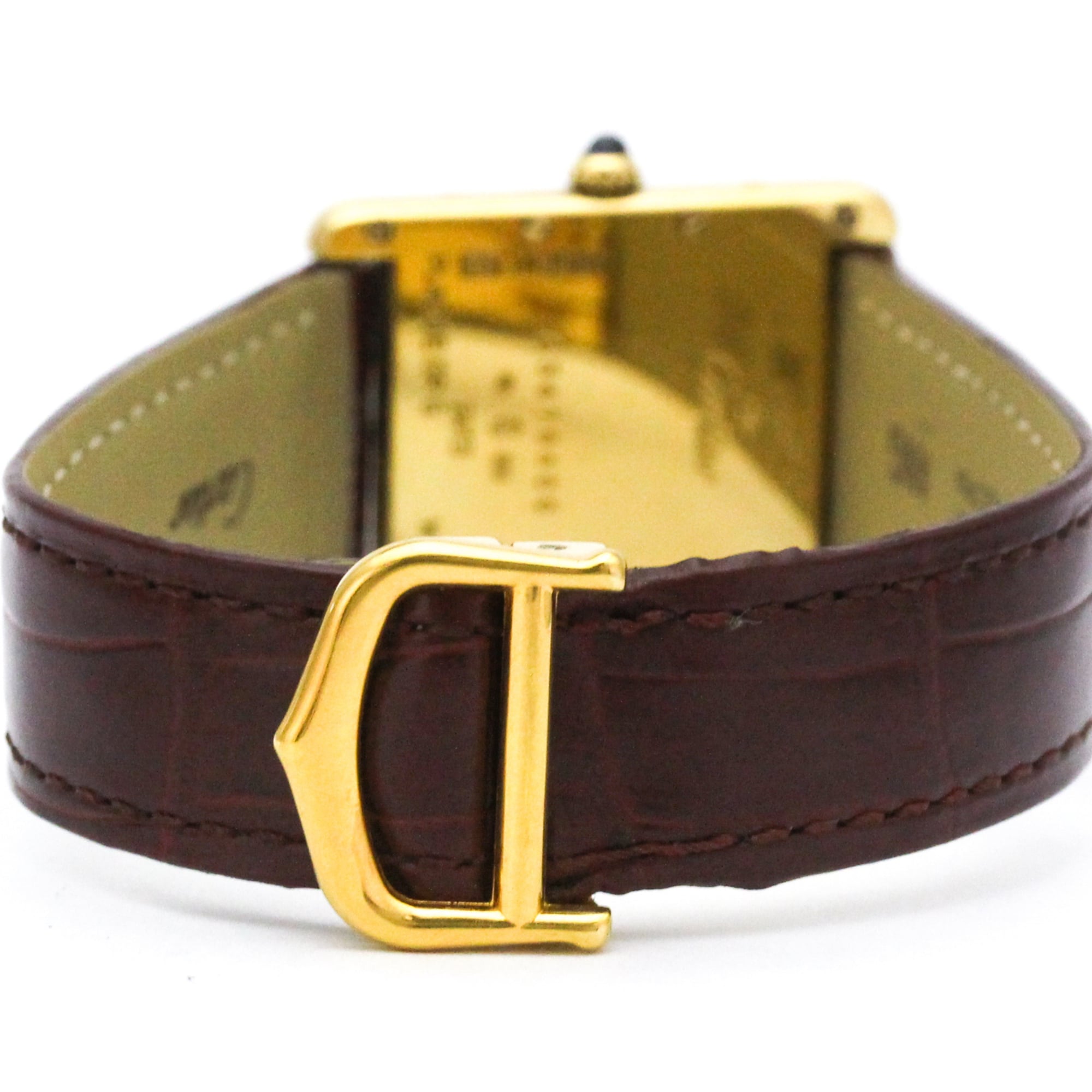Cartier Must Tank · Gold Plated · Quartz