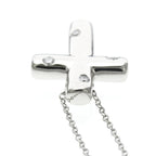 Tiffany Dots Cross · Platinum · Diamond