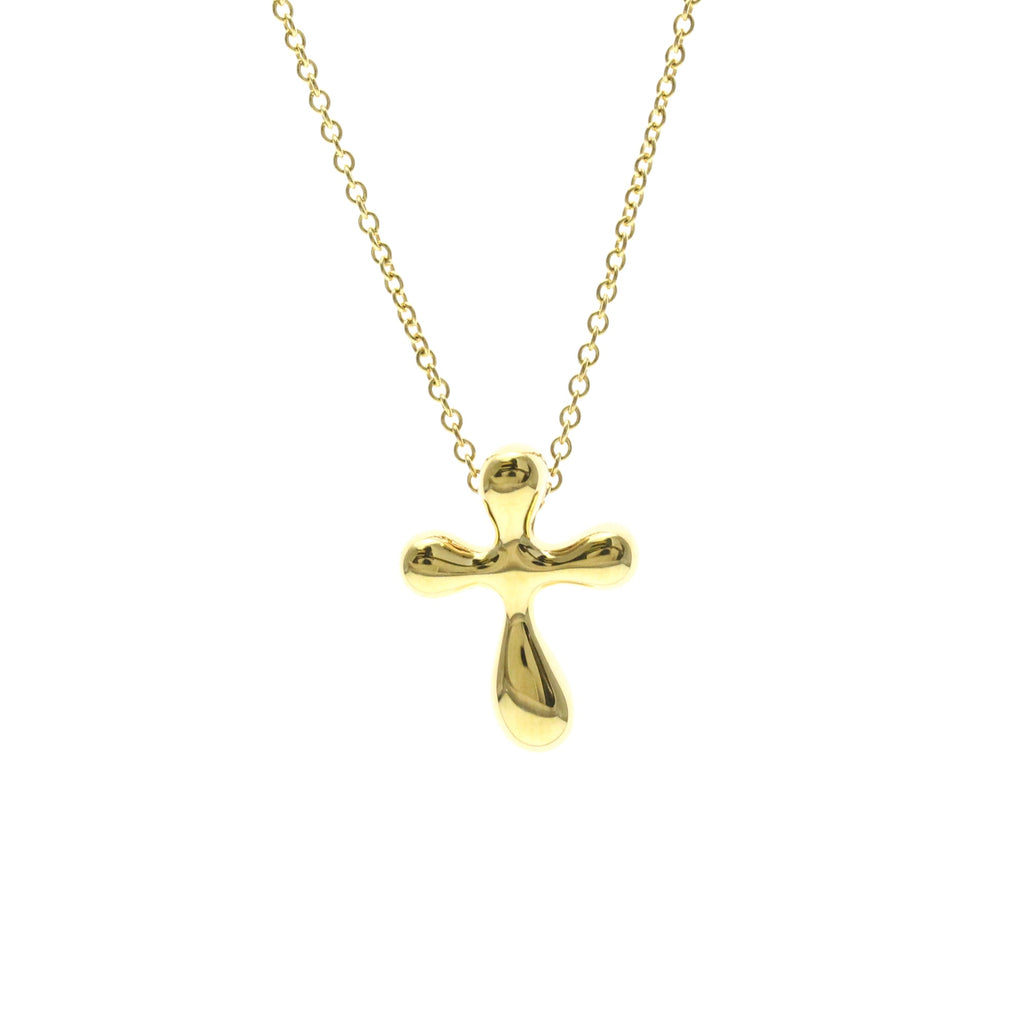 Tiffany Small Cross · 18K Yellow Gold