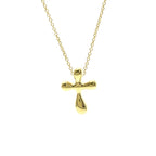 Tiffany Small Cross · 18K Yellow Gold