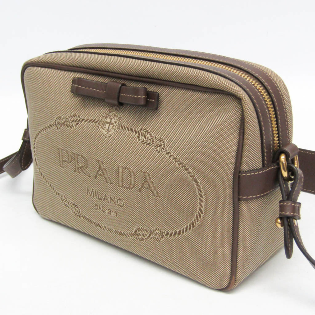 Prada Logo Jacquard · Shoulder Bag